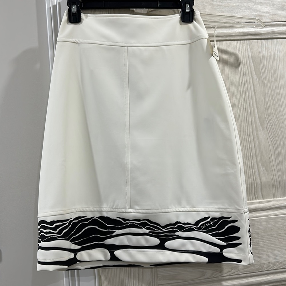 Save the Queen white skirt